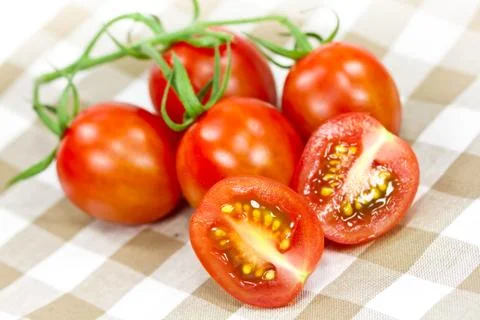 Tomatoes close up Stock Photos