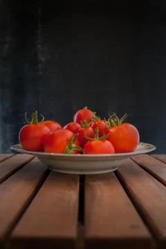 Tomatoes dish Stock Photos