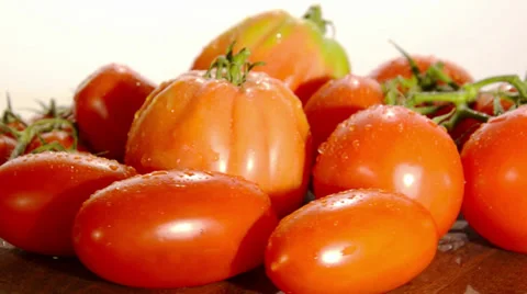 Tomatoes Stock Footage 32343062