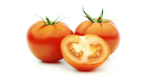 Tomatoes isolated Stock Footage 8979614