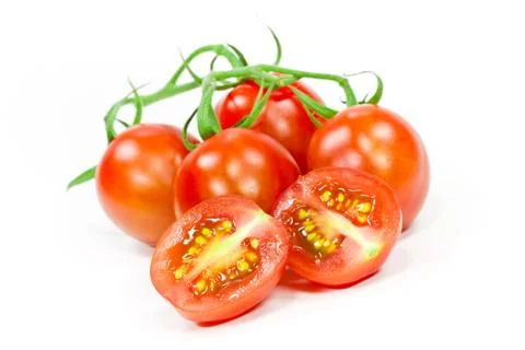 Tomatoes isolated Stock Photos