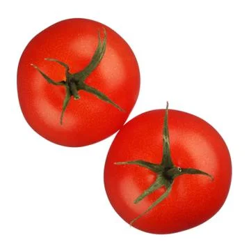 Tomatoes isolated on white background Stock Photos