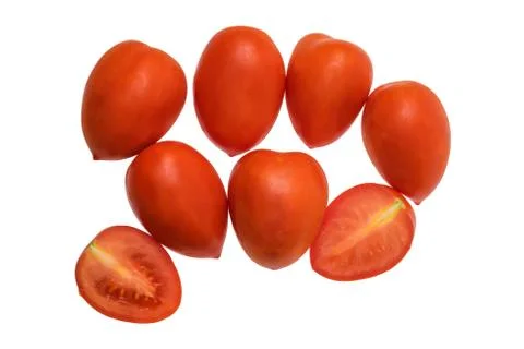 Tomatoes isolated on white background Stock Photos