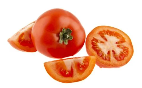Tomatoes isolated on white background Stock Photos