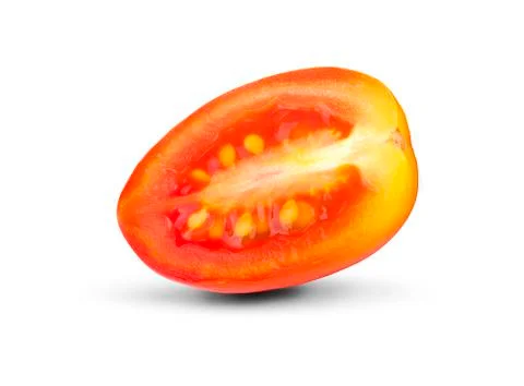 Tomatoes an isolated on white background Stock Photos