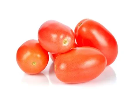 Tomatoes isolated on white background. Stock Photos
