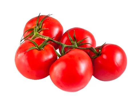 Tomatoes isolated on white background Stock Photos