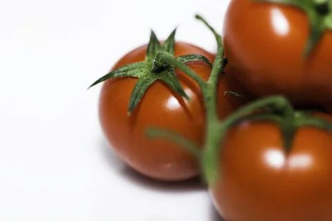 Tomatoes isolated on white background Stock-Fotos