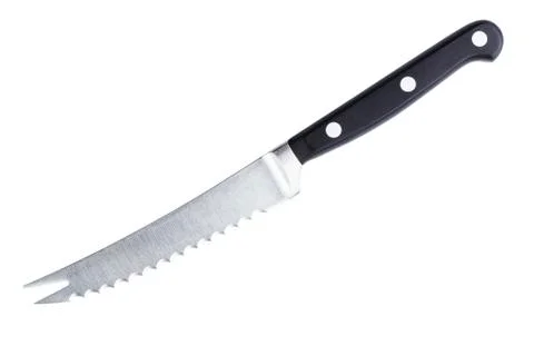 Tomatoes knife Stock Photos