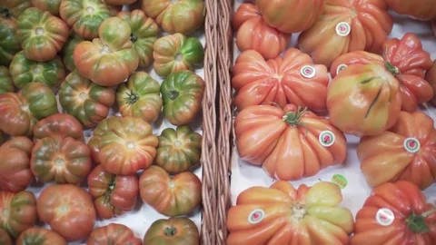 Tomatoes in Market Video stock 69212449