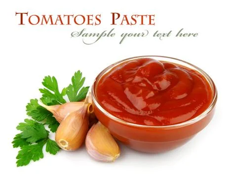 Tomatoes paste Stock Photos