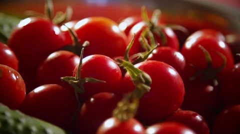 Tomatoes in slow motion Stock Footage 67856991