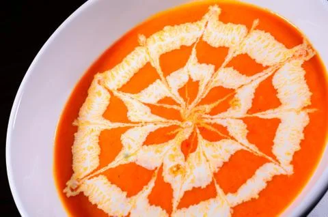 Tomatoes soup Stock Photos