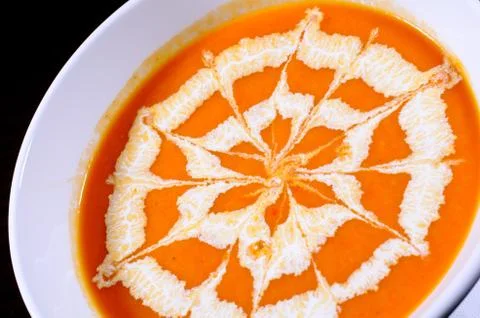 Tomatoes soup Stock Photos