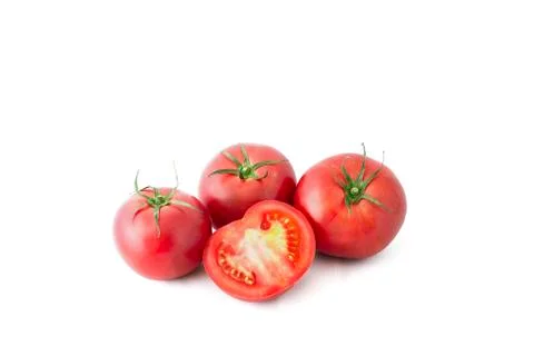 Tomatoes with a sprig of Stock Photos