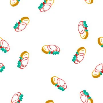 Tomatoes of various colors isometric icon seamless pattern Stock Illustration