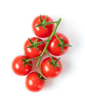 Tomatoes on a white background Stock Photos