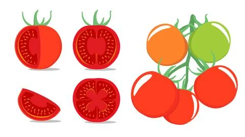 Tomatos Stock Illustration
