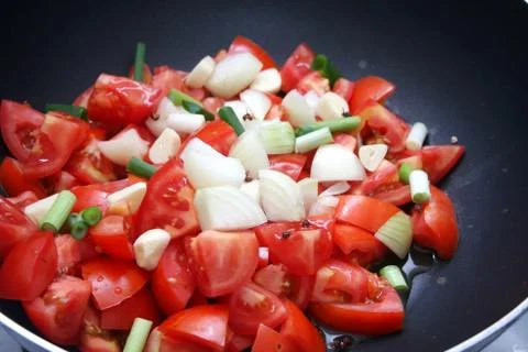 Tomatosauce Foto stock