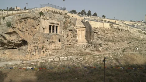 The tomb of Absalom Stock Footage 87258249