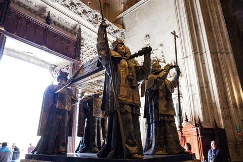 Tomb of Christopher Columbus Stock Photos