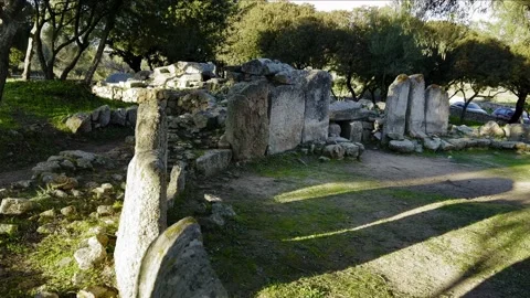 Tomb of the Giants Su Monte 'e S'Abe, Olbia - Sardegna Stock Footage 169115110