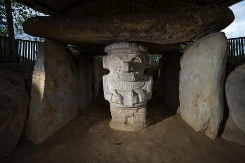Tomb guardian statue Stock Photos