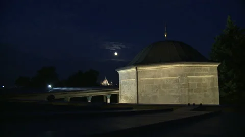 Tomb of Gulbaba in Budapest Stock Footage 46010217