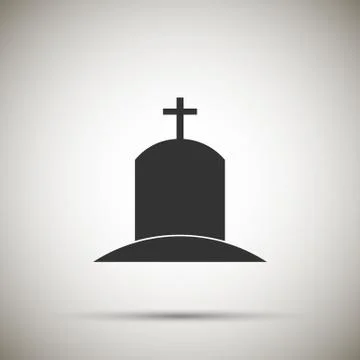 Tomb icon Illustrazione stock