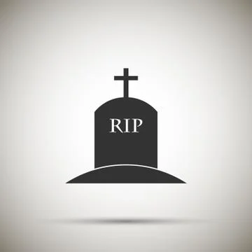 Tomb icon Stock Illustration