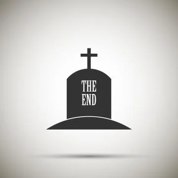 Tomb icon Stock Illustration