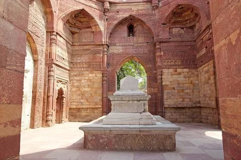 Tomb of Iltutmish, Delhi, India Stock Photos