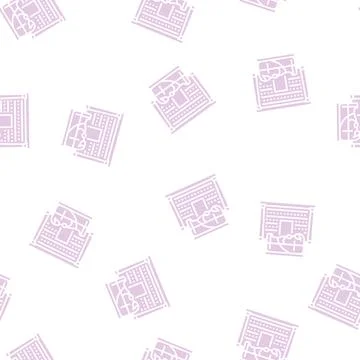 Tomb pharaoh glyph seamless pattern Illustrazione stock