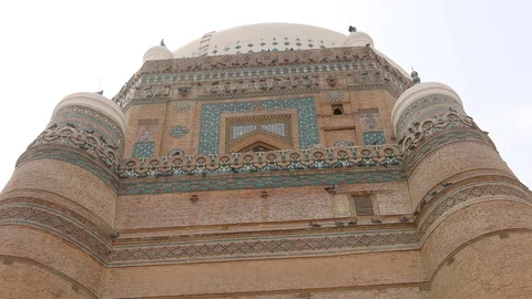 Tomb of Shah Rukn-e-Alam in Multan Stock Footage 86624490
