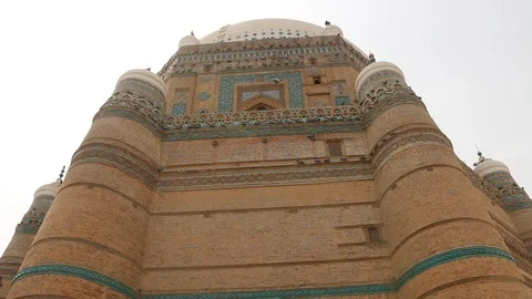 Tomb of Shah Rukn-e-Alam in Multan Stock Footage 86625505