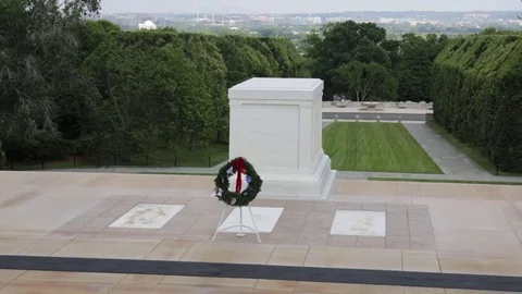 Tomb of the Unknown Soldier, Changing of the Guard, Arlington National Cemetery Stock Footage 69259702
