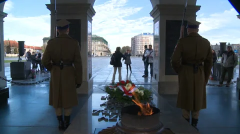 Tomb of the Unknown Soldier Stock Footage 35326419