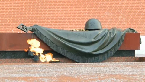 The Tomb of the Unknown Soldier, Moscow Stock Footage 82172146