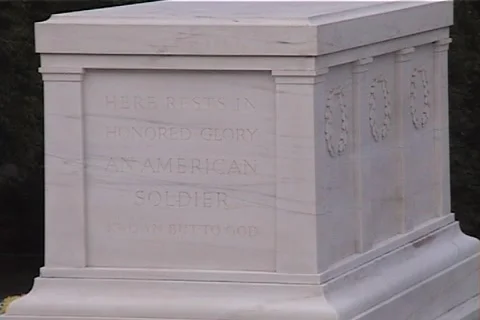 Tomb of the Unknown Soldier TS Stock Footage 1069592