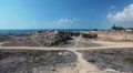 Tombs of the King in Pafos city, Cyprus. Tour start place HD Footage
