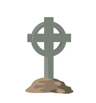 Tombstone art vector illustration Stock Illustration
