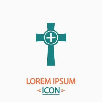 Tombstone computer symbol Stock Illustration