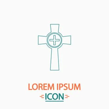 Tombstone computer symbol Stock Illustration