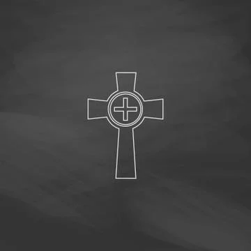 Tombstone computer symbol Stock Illustration