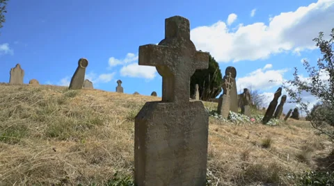 Tombstone Daytime Stock Footage 39483341