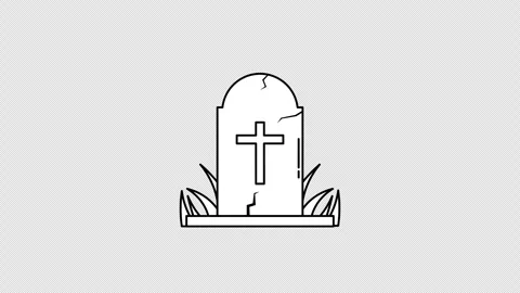 Tombstone Stock Footage 289271264