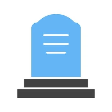 Tombstone Icon Image. Illustrazione stock
