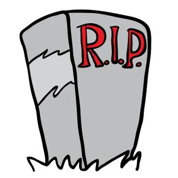 Tombstone Stock Illustration