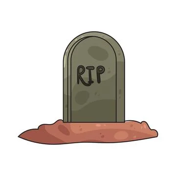 Tombstone illustration Stock Illustration