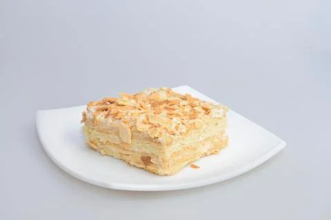 Tompouce cake (Napoleon) Stock Photos